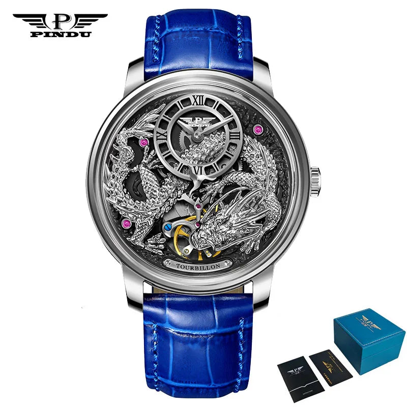 PINDU P6632 Develops Automatic Mechanical Watch Men Watches
