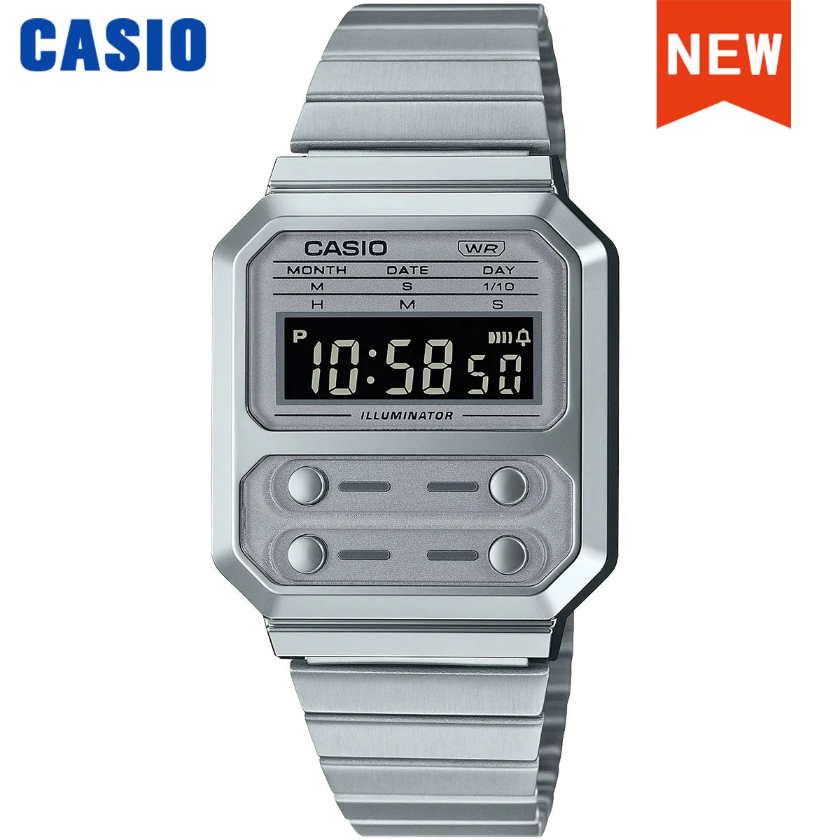 Casio watch for men top luxury fashions Calculator Model Personalized trendy style relogio masculino часы женские A100WE-1A/7B