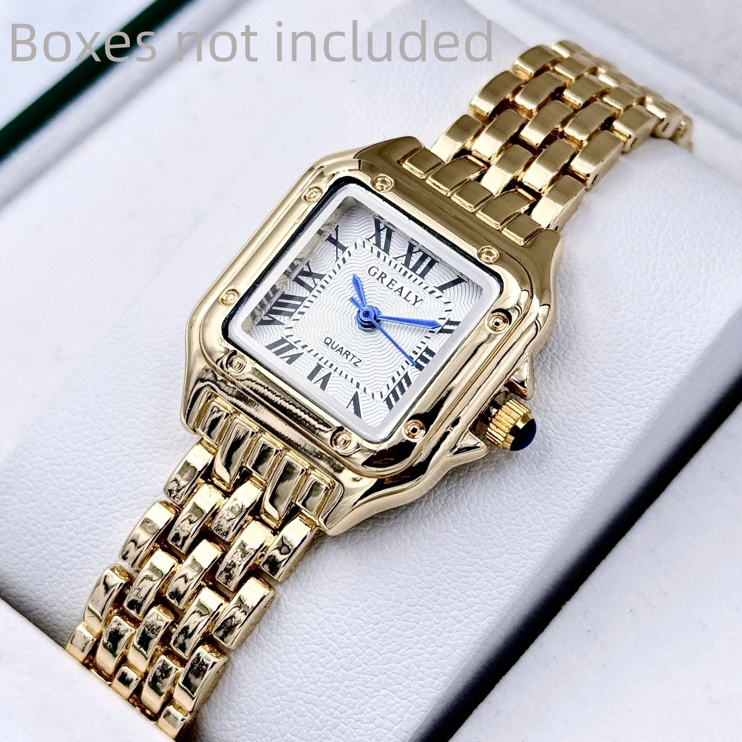 New Women Watch Light Luxury Brand Business Gold Stainless Steel Ladies Fashion Quartz Watches Female Clock Bracelet Wristwatch