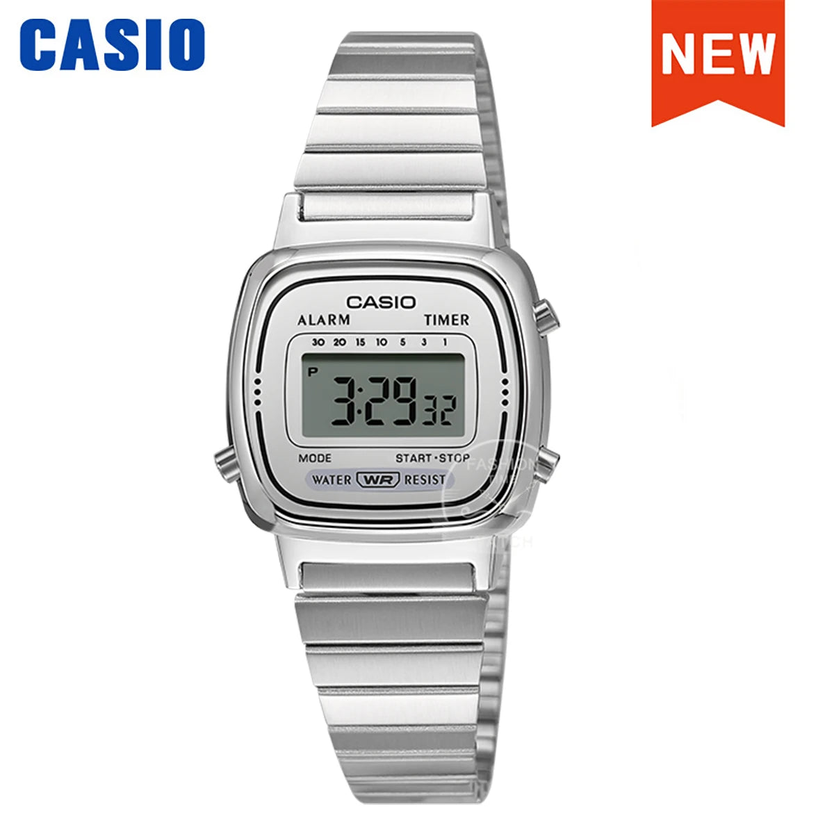 Casio watch silver women watches set brand luxury Waterproof digital Sport ladies watch relogio LA670WA-7D/1D
