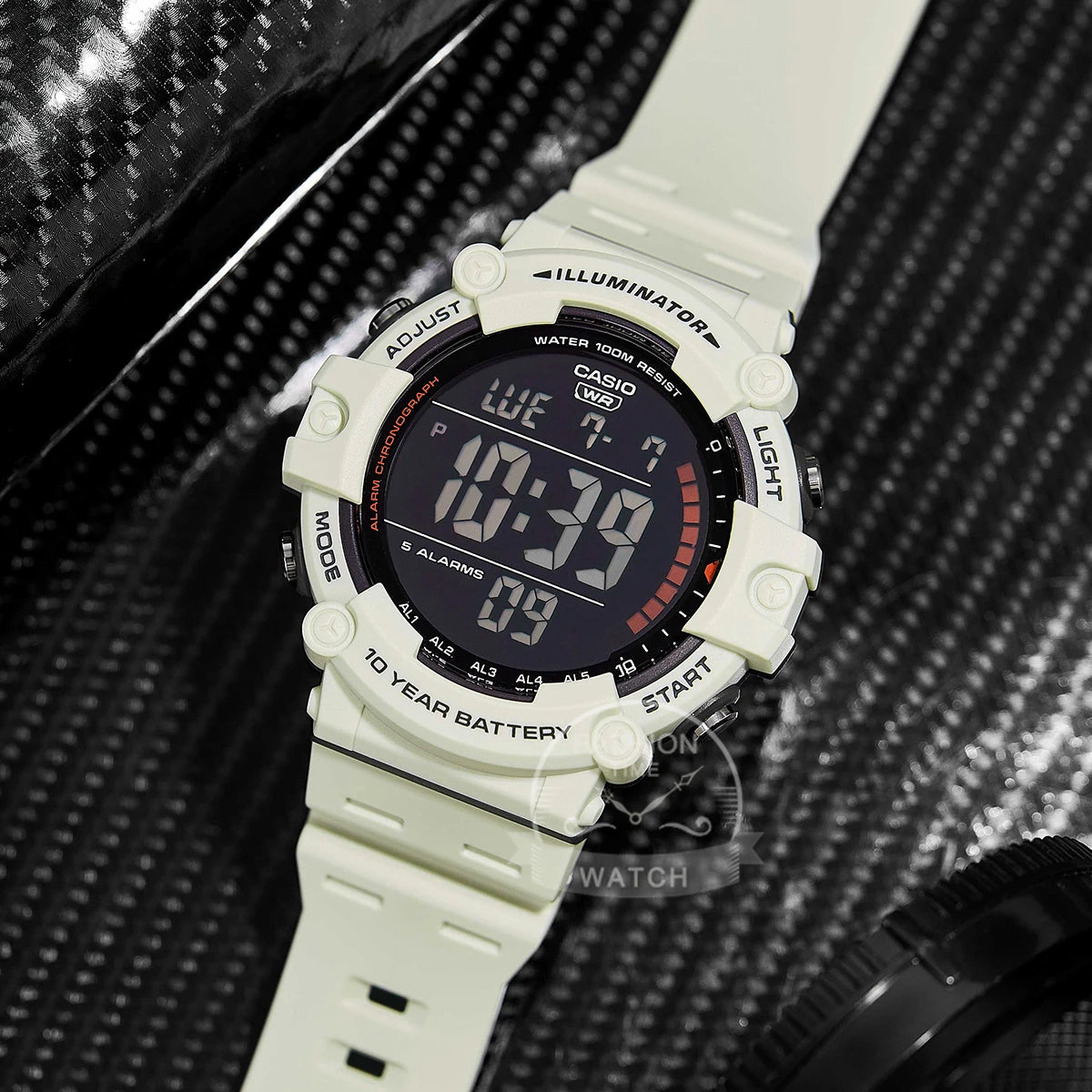 Casio Men's Watch Large Dial Sporty Model Stylish Cool Multifunctional Watches AE-1500WH-8B2
