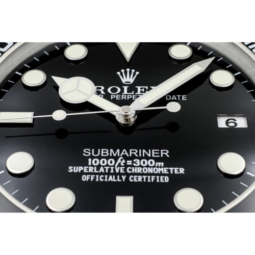 R*lex Submariner Wall Clock - Black