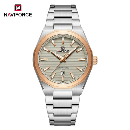 NAVIFORCE Fashion Waterproof Quartz Wristwatch Luminous Point Men Watch Date Display Sports Clock Man Watches Relogio Masculino