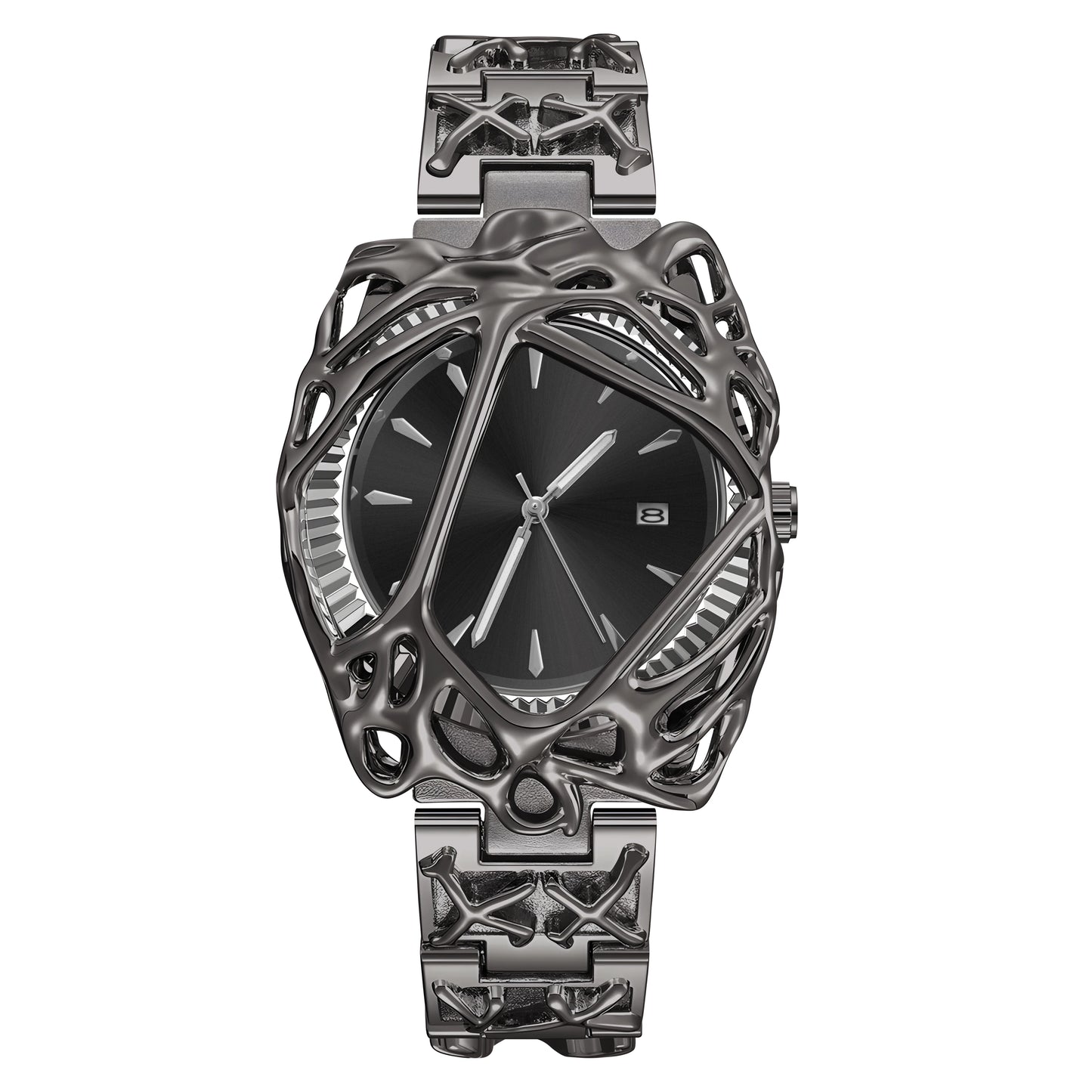 Stylish opposite sex vine watch alabaster style retro Y2K European American watches special-shaped advanced ins niche watches