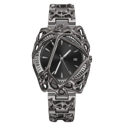 Stylish opposite sex vine watch alabaster style retro Y2K European American watches special-shaped advanced ins niche watches