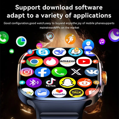 M99 Smartwatch 2.4inch Larger Amoled Screen 12 Panel Menu Smart Watch With 190° Rotating Camera 2100Mah Battery Android 10.0 OS