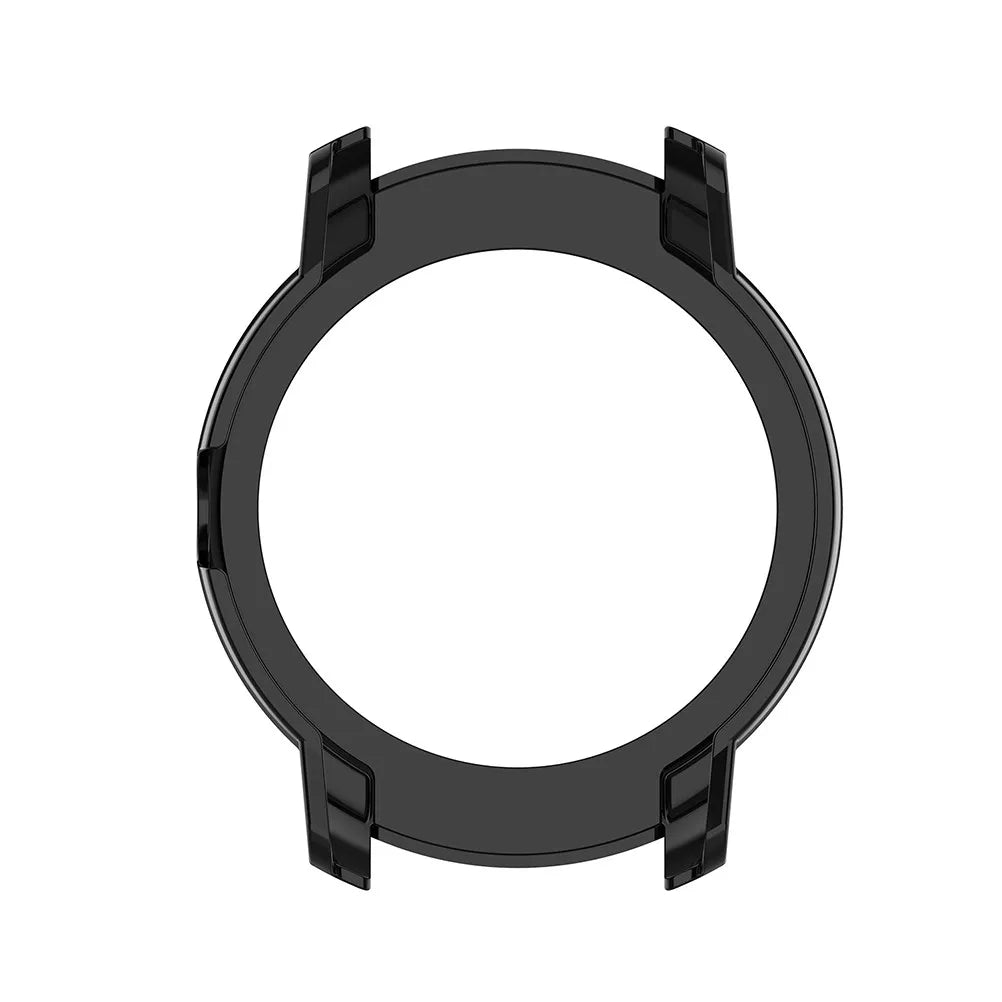Smart Watch Protective Case Black Pc Cover Compatible for Ticwatch Precise Cutouts Dirt Protection Lightweight Fashionable