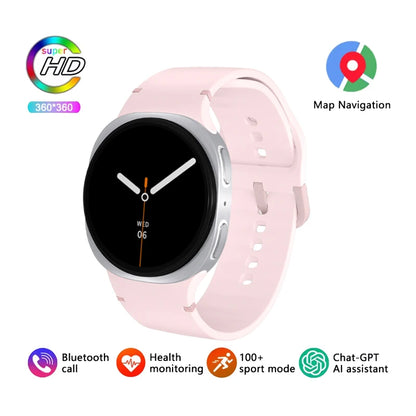 Smart Watch GPS Track Smart Watches For Men Women Sport Heart Rate Bluetooth Call NFC IP68 Waterproof Compass Smartwatch 8 Mini
