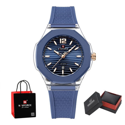 NAVIFORCE  NF6109  Watch Quartz Waterproof Silicone  Luxury