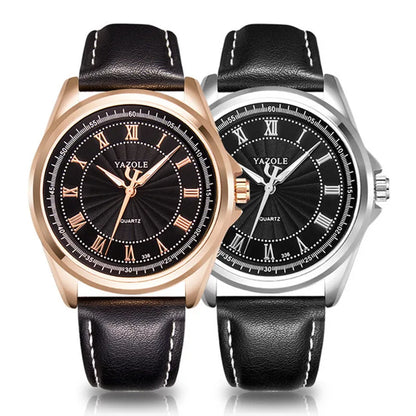ChronoState YAZOLE – Luxury Quartz Men’s Watch | Classic Business Analog Wristwatch