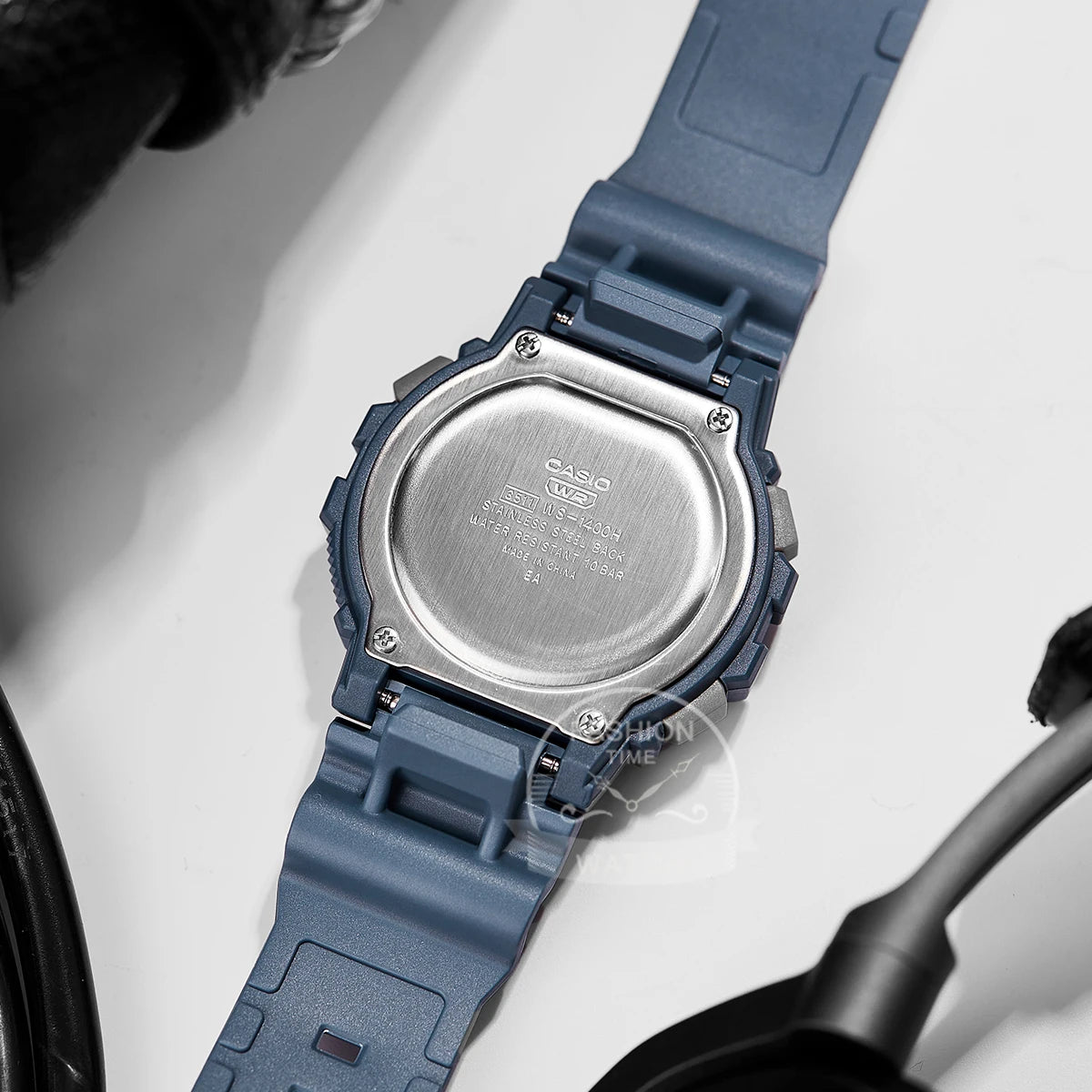 Casio watche for men Multifunctional square waterproof reloj hombre  WS-1400H-2A