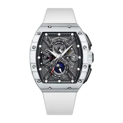 ChronoState BONEST GATTI BG9007 – Automatic Tonneau Watch | Sapphire Carbon Fiber Mechanical Timepiece