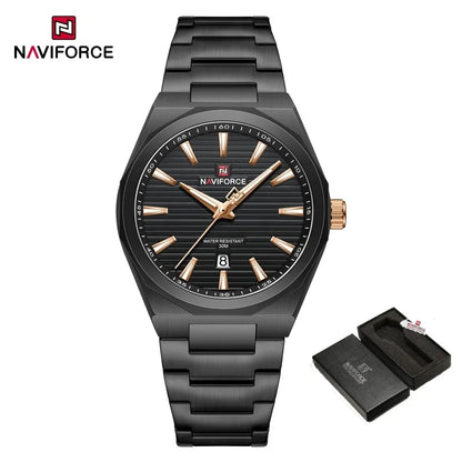 NAVIFORCE Fashion Waterproof Quartz Wristwatch Luminous Point Men Watch Date Display Sports Clock Man Watches Relogio Masculino