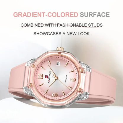 NAVIFORCE Luxury Watches for Women 2026 Ladies Fashion Quartz Calendar Waterproof Luminous Clocks