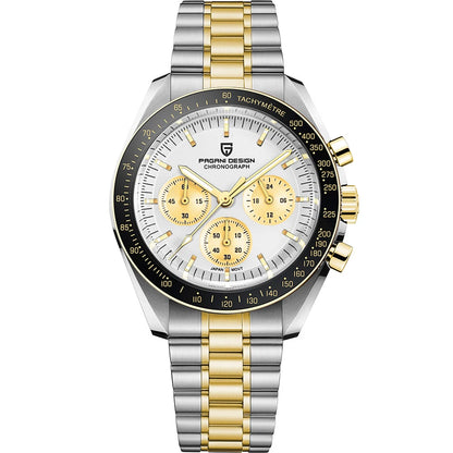 PAGANI DESIGN 2026 New V5 PD1701 Men's Watches Luxury Quartz Watch Men Sport Speed Chronograph AR Sapphire glass 100M Waterproof