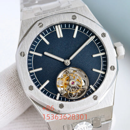 Customized OMF Factory Double Cycloid Hollow Out 41mm Watch 904L Luxurious Waterproof Mechanical Man Watch