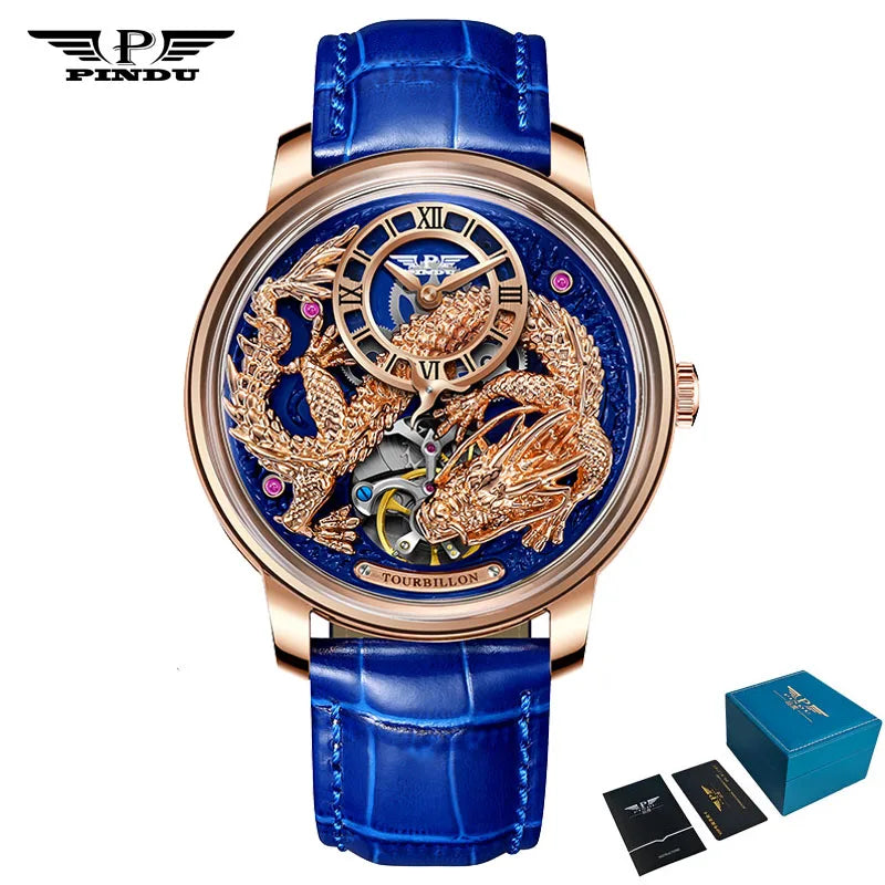 PINDU  M2797B Automatic Mechanical Watch Men Watches