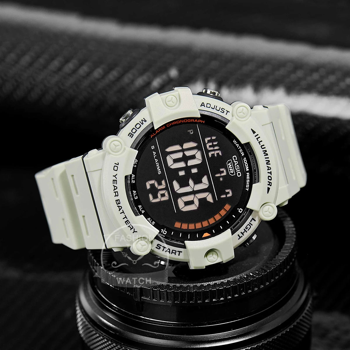 Casio Men's Watch Large Dial Sporty Model Stylish Cool Multifunctional Watches AE-1500WH-8B2