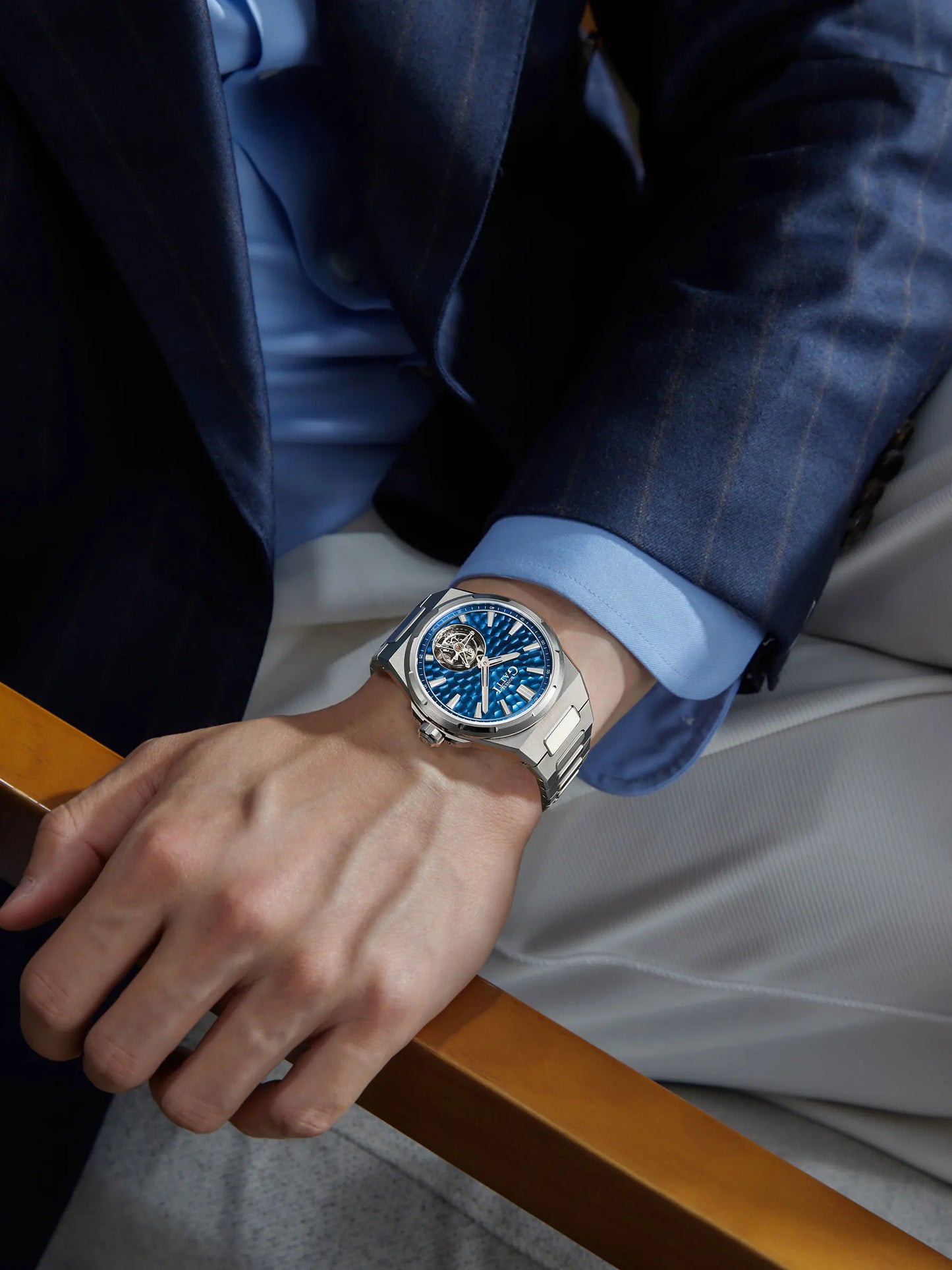 ChronoState BONEST GATTI BG7005 – 43MM Tourbillon Skeleton Watch | Sapphire Crystal Mechanical Timepiece