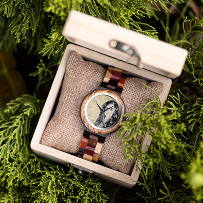 BOBO BIRD Custom Wooden Watch Personalized Photo Couple Fashion Casual Gift for  Him Anniversary Present Support Dropshipping