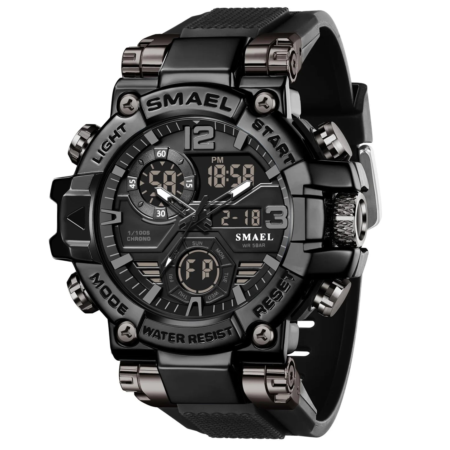 SMAEL Brand 8110 Waterproof Dropshipping Watch Alarm Clock night light Young Fashion business Quartz Sport Wristwatches