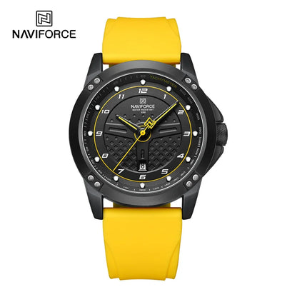 NAVIFORCE Watch For Men Classic Fashion Date Luminous Waterproof Sport Silicone Strap Quartz Wristwatches Relogio Masculino 2025