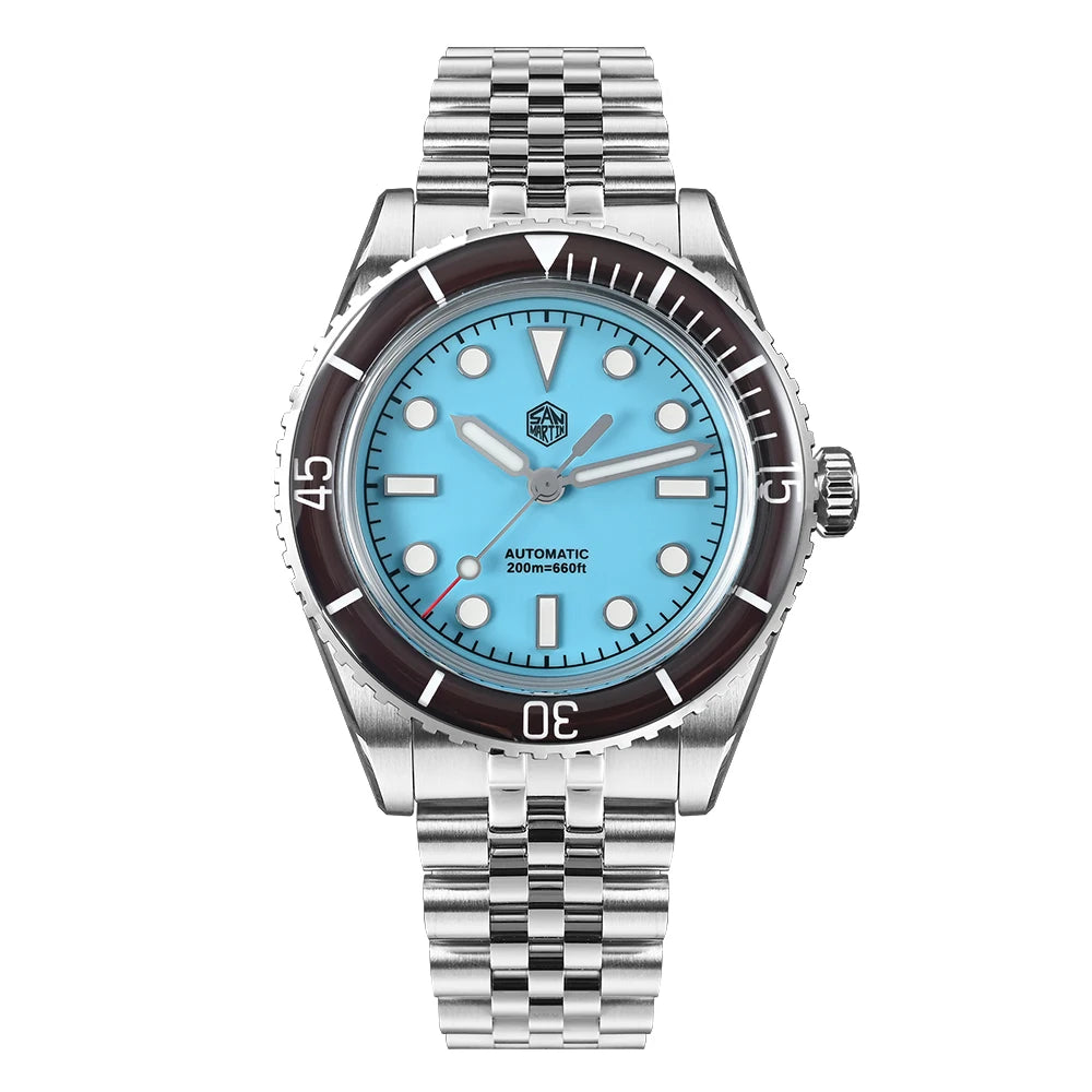 San Martin SN0133G Watch  Automatic Movement Mechanical Wristwatches Sapphire Crystal