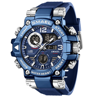 SMAEL Brand 8110 Waterproof Dropshipping Watch Alarm Clock night light Young Fashion business Quartz Sport Wristwatches