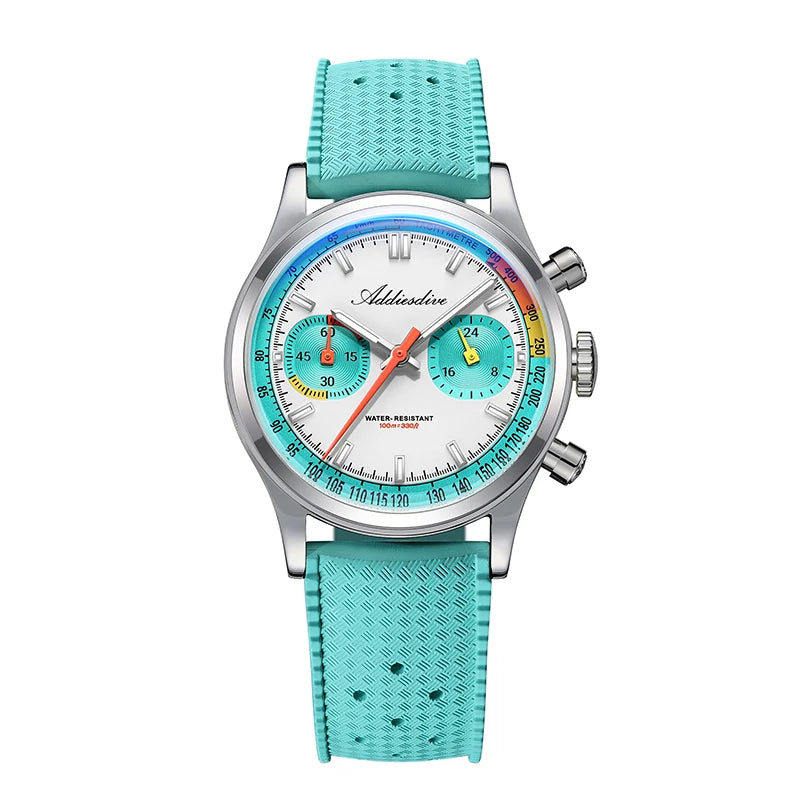 ChronoState ADDIESDIVE VK64 – 38MM Chronograph Watch | BGW9 Luminous 100M Waterproof Quartz Watch