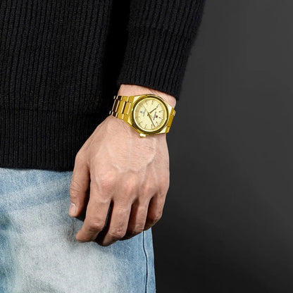 NAVIFORCE Fashion Waterproof Quartz Wristwatch Luminous Point Men Watch Date Display Sports Clock Man Watches Relogio Masculino
