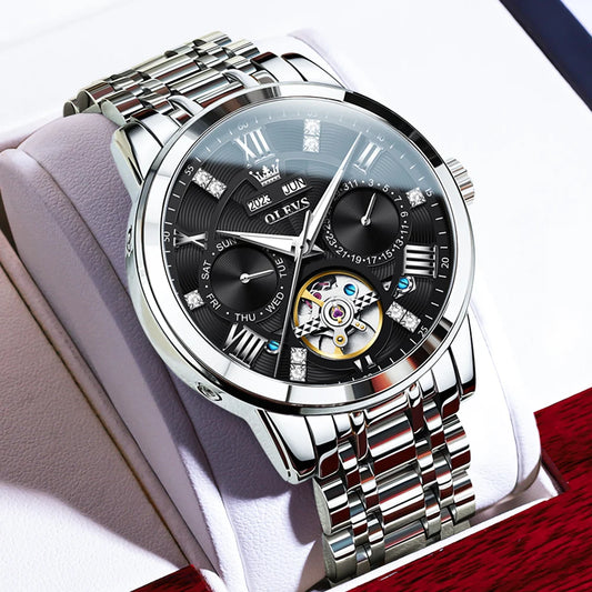 ChronoState 6701 – Automatic Flywheel Business Watch | Full Calendar Luminous 100M Waterproof