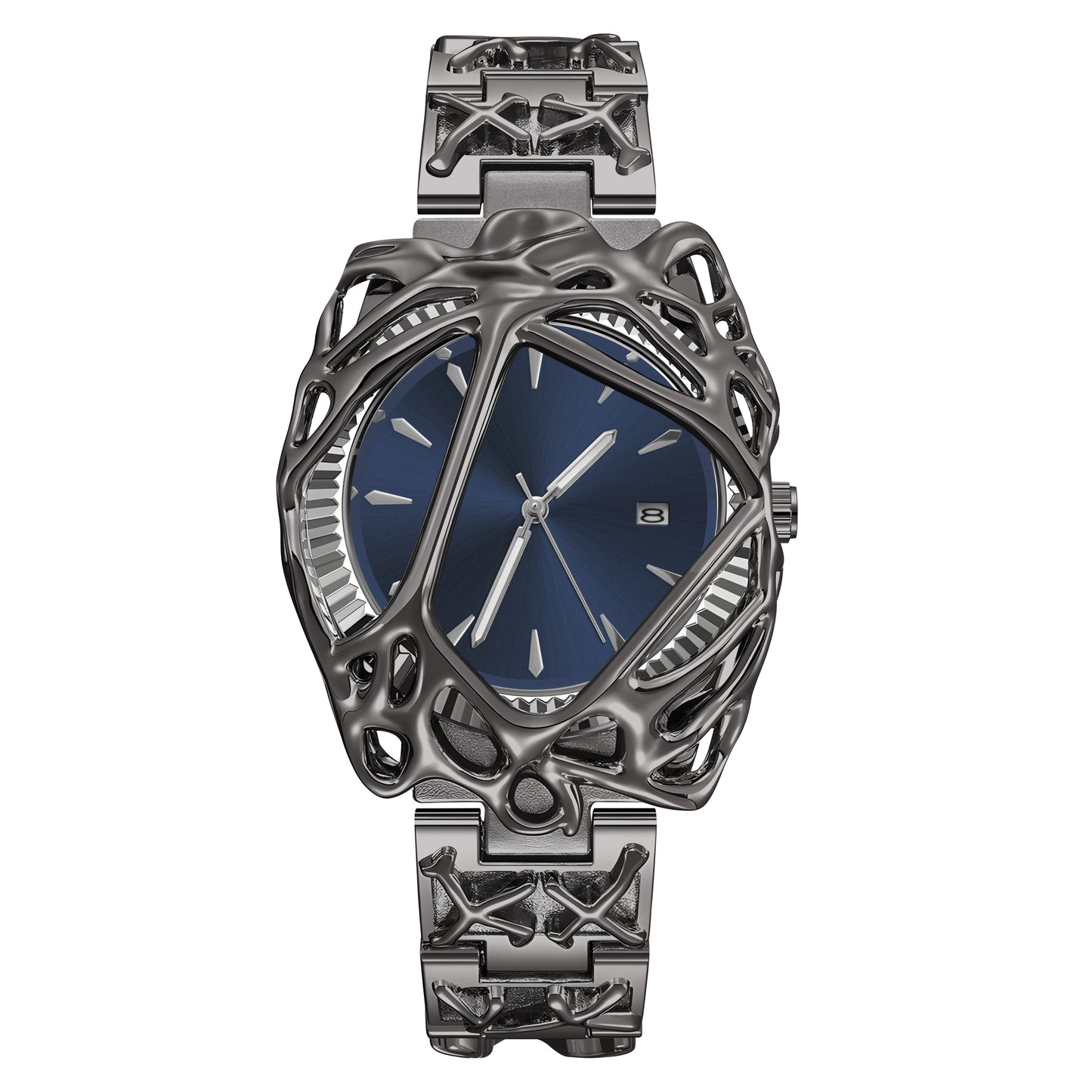 Stylish opposite sex vine watch alabaster style retro Y2K European American watches special-shaped advanced ins niche watches