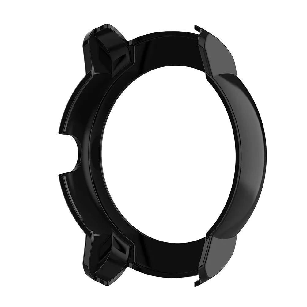 Smart Watch Protective Case Black Pc Cover Compatible for Ticwatch Precise Cutouts Dirt Protection Lightweight Fashionable