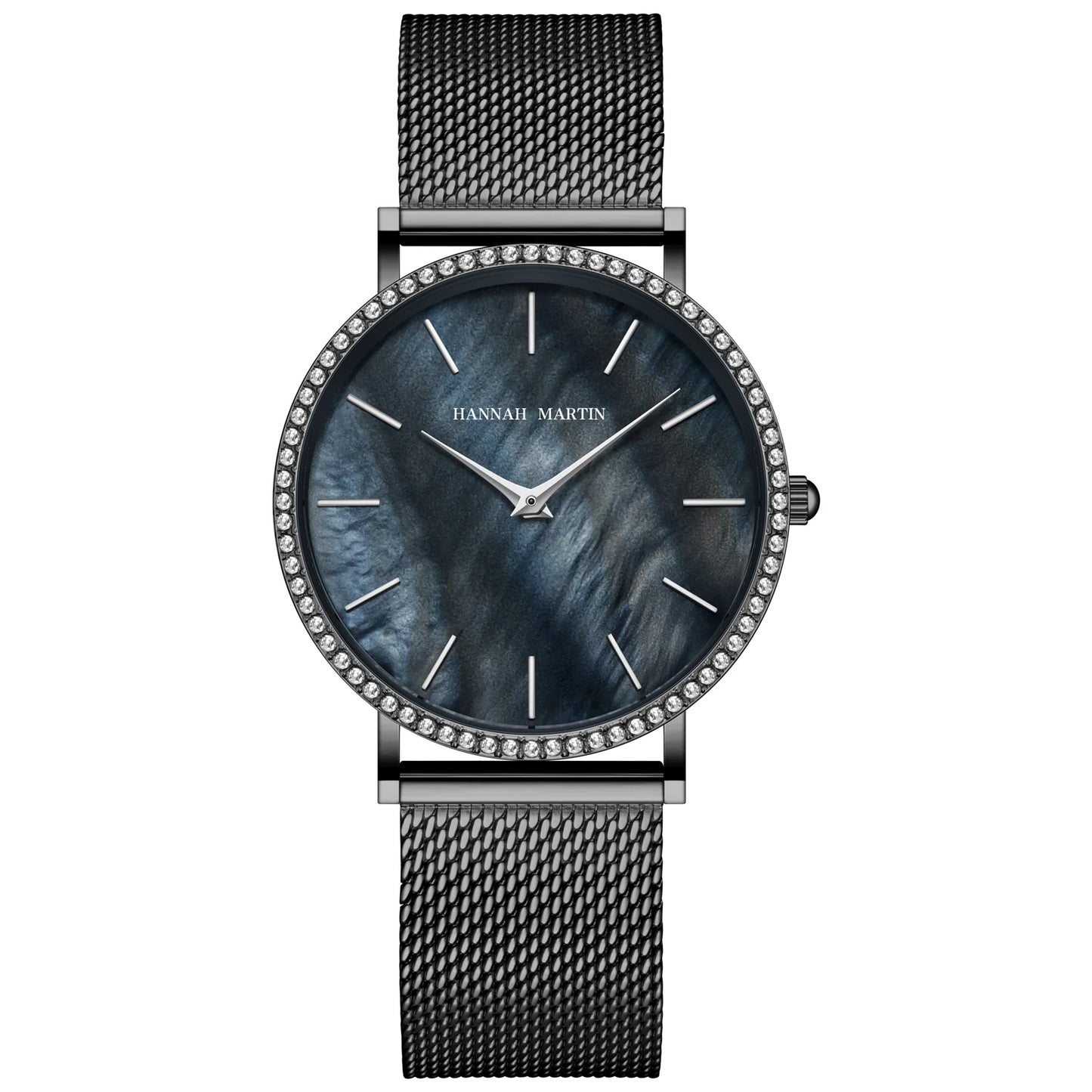 Hannah Martin Luxury Water Diamond Rose Gold  Quartz Watch
