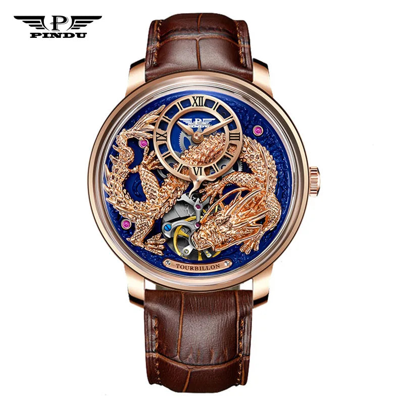 PINDU  M2797B Automatic Mechanical Watch Men Watches