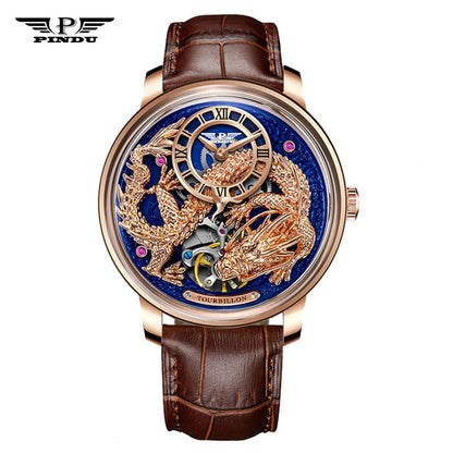 PINDU P6632 Develops  Automatic Mechanical Watch Men Watches