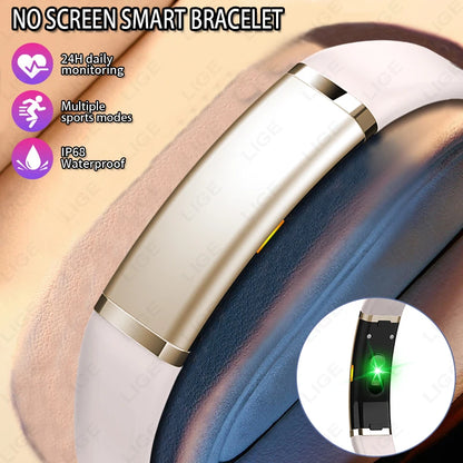 New NO Screen Smart Wristbands Men Women Fitness Sports Bracelet Heart Rate IP68 Waterproof Pedometer SmartWatch For Android iOS