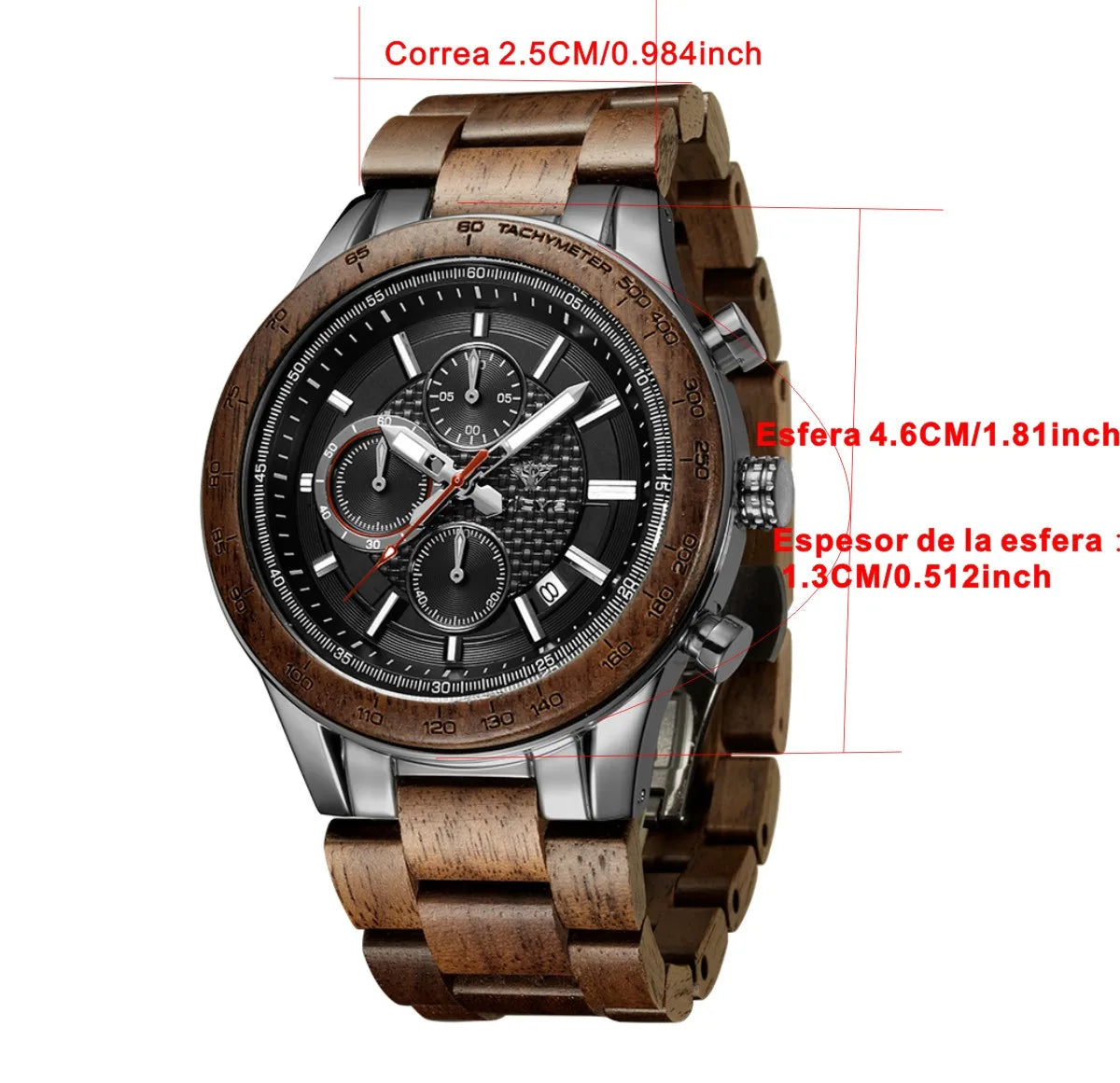 Bobo Bird Chronograph Quartz Watch
