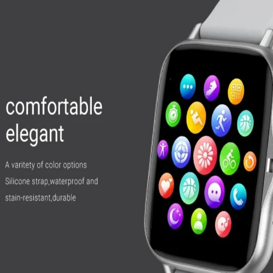 Multi-Function Smart Watch Message Music Playback Dial Call Touch Screen Smartwatch For Women Men Sports Watches For Android IOS