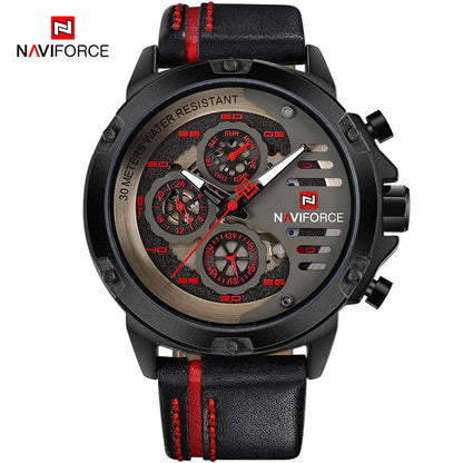 NAVIFORCE New Men's Sports Military Watch Men Business Clock Wristwatches Male Luxurious Smart Casual Watches Relogio Masculino