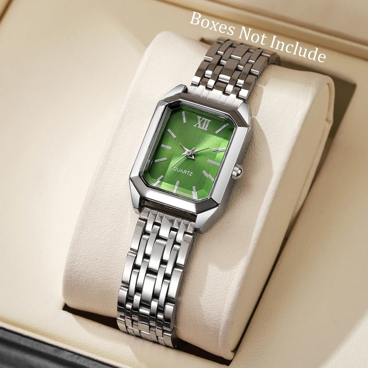 1/8PCS Fashion Rectangle Women Quartz Wristwatch Casual Ladies  Watches Girls Clock Reloj Mujer(Without Box)