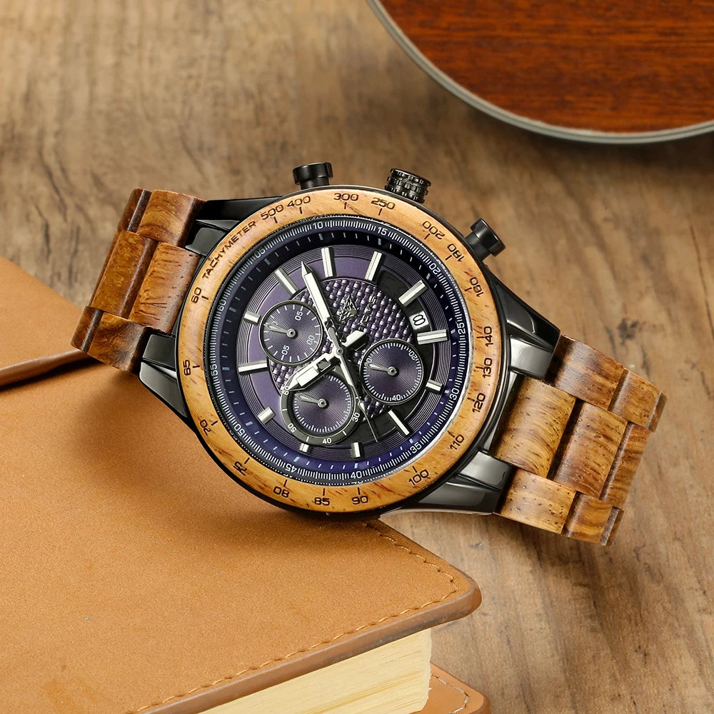 Bobo Bird Chronograph Quartz Watch