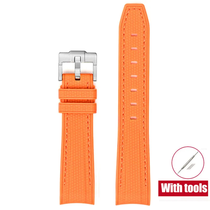Rubber Watchband for Swatch X Omega Joint MoonSwatch Waterproof Sport 20mm Watch Strap Silicone Curved End Band for Men Women