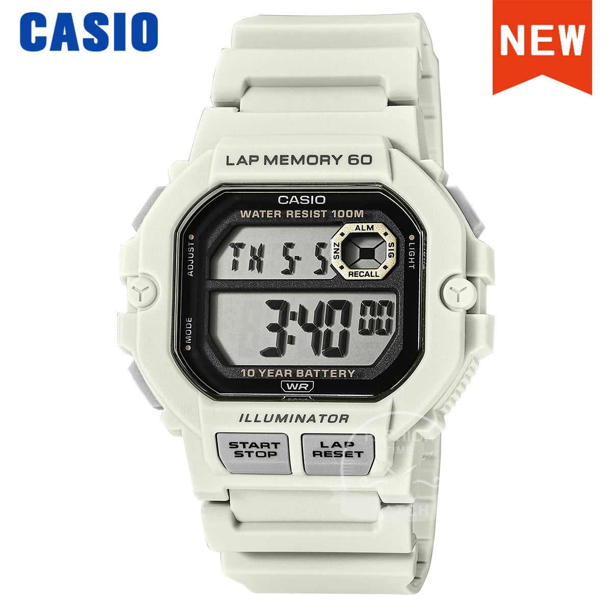 Casio watche for men Multifunctional square waterproof reloj hombre  WS-1400H-2A