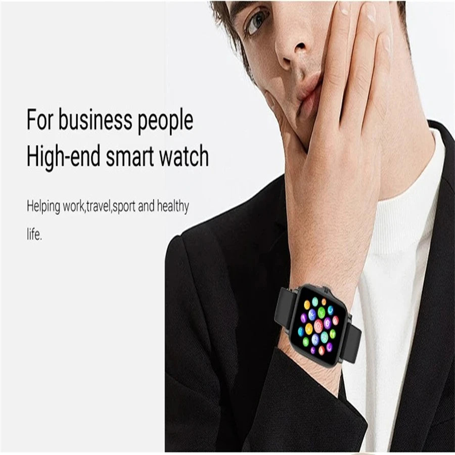 Multi-Function Smart Watch Message Music Playback Dial Call Touch Screen Smartwatch For Women Men Sports Watches For Android IOS