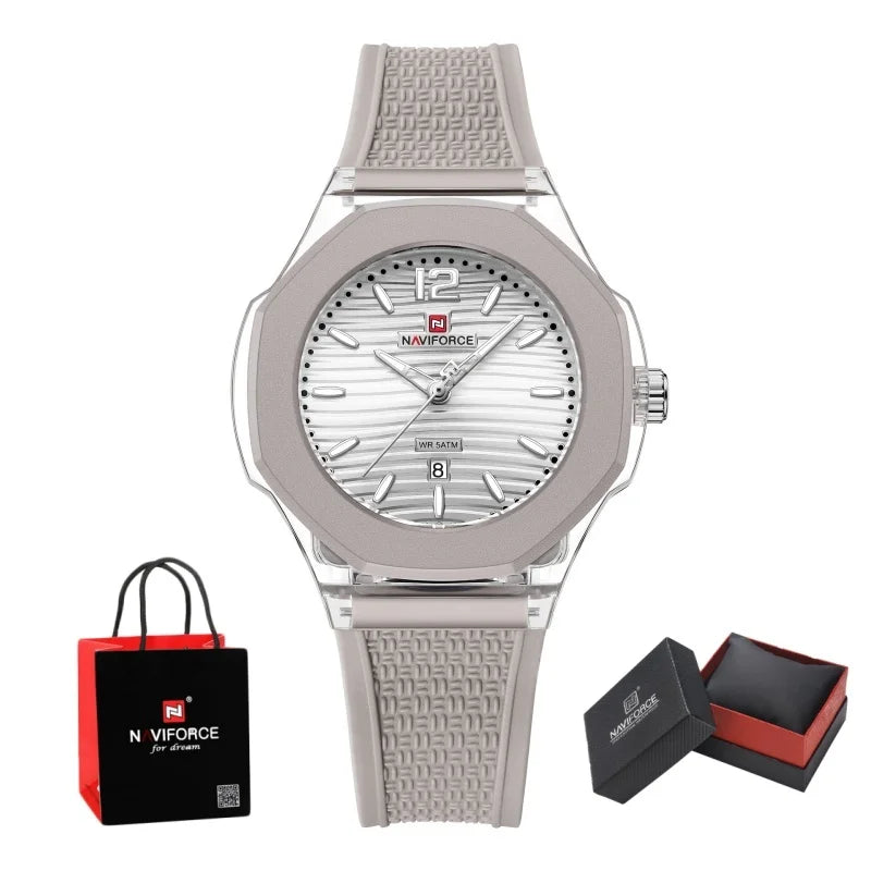 NAVIFORCE  NF6109  Watch Quartz Waterproof Silicone  Luxury
