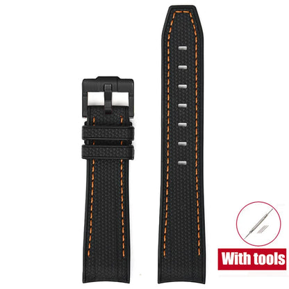 Rubber Watchband for Swatch X Omega Joint MoonSwatch Waterproof Sport 20mm Watch Strap Silicone Curved End Band for Men Women