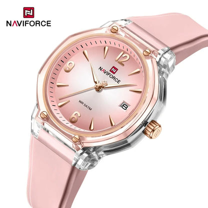 NAVIFORCE Luxury Watches for Women 2026 Ladies Fashion Quartz Calendar Waterproof Luminous Clocks
