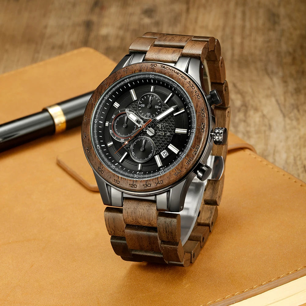 Bobo Bird Chronograph Quartz Watch