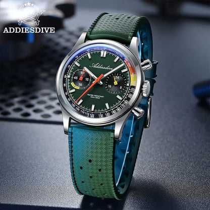 ChronoState ADDIESDIVE VK64 – 38MM Chronograph Watch | BGW9 Luminous 100M Waterproof Quartz Watch